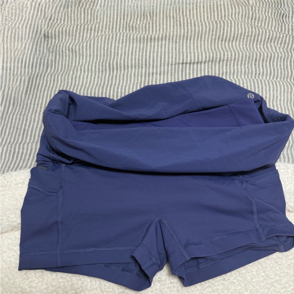 Lululemon Athletica Blue skort - Picture 4 of 6